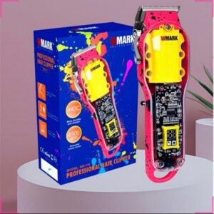 Máquina de Cabelo Wmark NG-410 Transparente com Display Digital