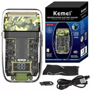 Maquina Shaver Kemei KM-TX7 Camuflada Kemei