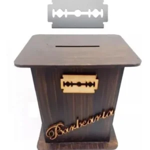 Descarte de Lâminas, Navalhas e Giletes para Barbearia – MDF