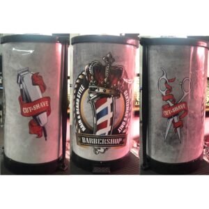 Lixeira Para Barbearia Personalizada 30 Litros