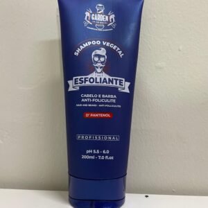 SHAMPOO VEGETAL ESFOLIANTE P/ BARBA GARDEN- 200ML