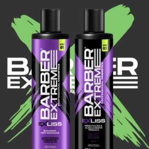 KIT EXLISS ALINHAMENTO TÉRMICO BARBER EXTREME