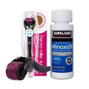 MINOXIDIL 5% KIRKLAND - 1 FRASCO + DERMAROLLER